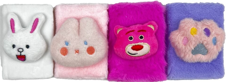 Taros Unick Color Peluş Kafalı Hatıa Defteri