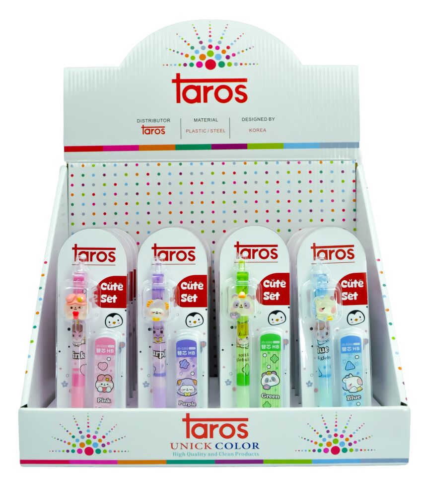 Taros Unick Color Color Mupped Doll Yedek Uçlu Versatil Kalem
