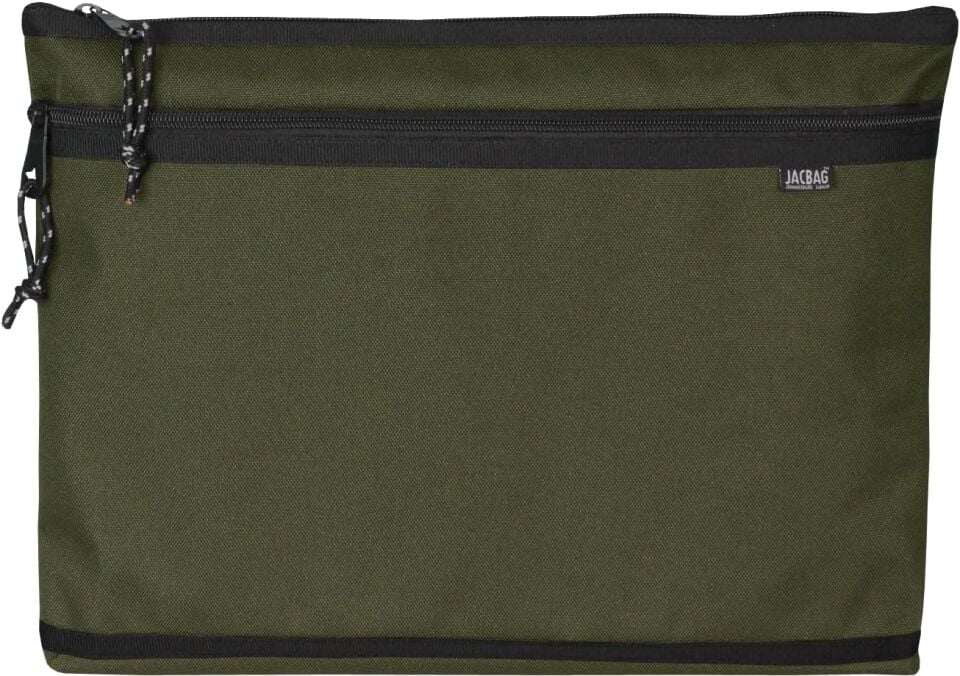 Jacbag Çift Fermuarlı Dosya Çanta Desenli