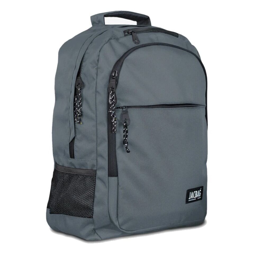 Jacbag Student İki Bölmeli Sırt Çantası Gri