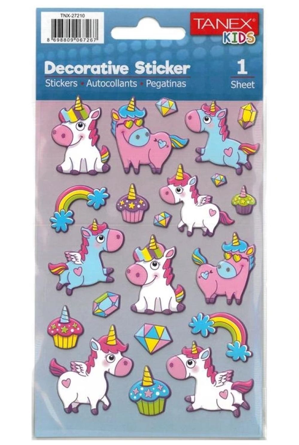 Tanex Tnx-27210 Puffy Unicorn Serisi