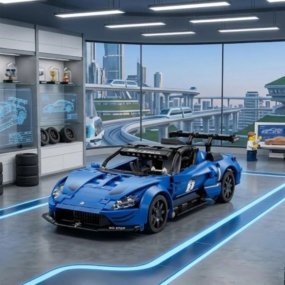 Vagonlife Cada Maserati Gt2 549 Parça Block Oyuncak