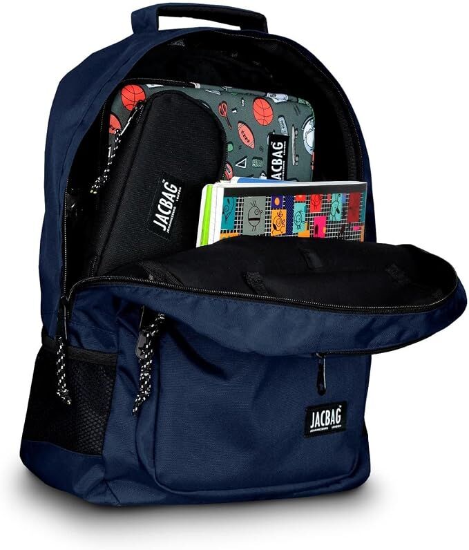 Jacbag Student İki Bölmeli Sırt Çantası Lacivert