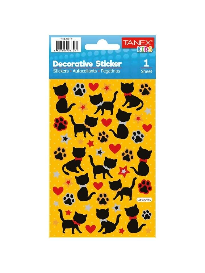 Tanex Tnx-27212 Puffy Kara Kedicikler Serisi