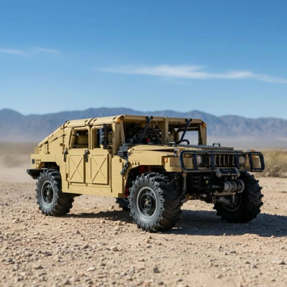 Vagonlife Cada Humvee Araç 3935 Parça Block Oyuncak