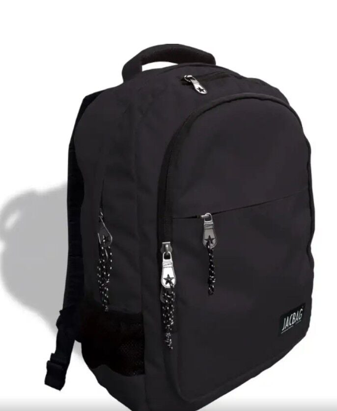 Jacbag Student İki Bölmeli Sırt Çantası Siyah