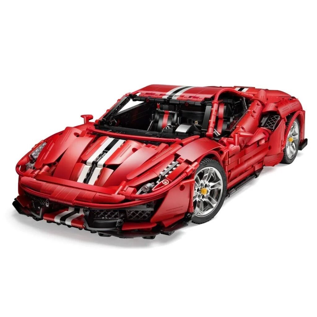 Vagonlife Cada İtalian Red Supercar 3187 Parça Block Oyuncak