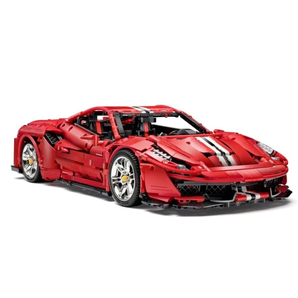 Vagonlife Cada İtalian Red Supercar 3187 Parça Block Oyuncak