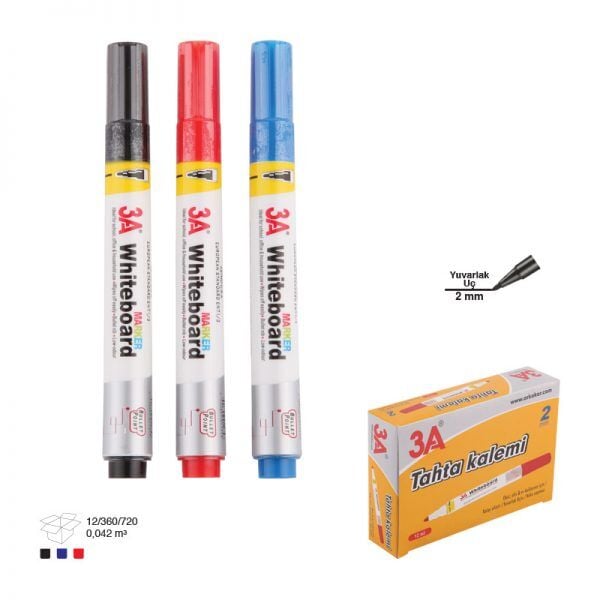 3A Beyaz Tahta Kalemi Kırmızı