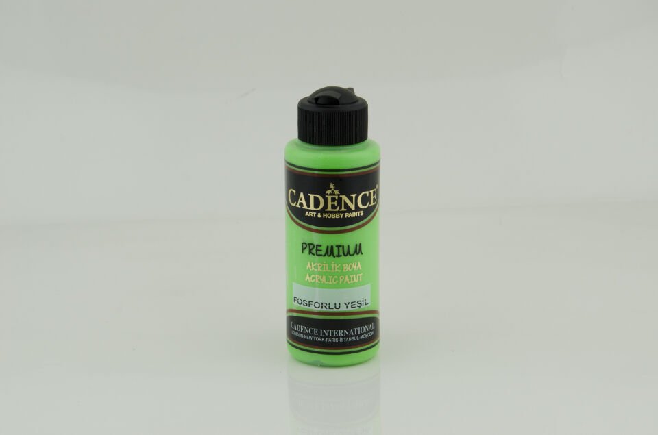 Cadence Fosforlu Premium Akrilik Yeşil 120 Ml