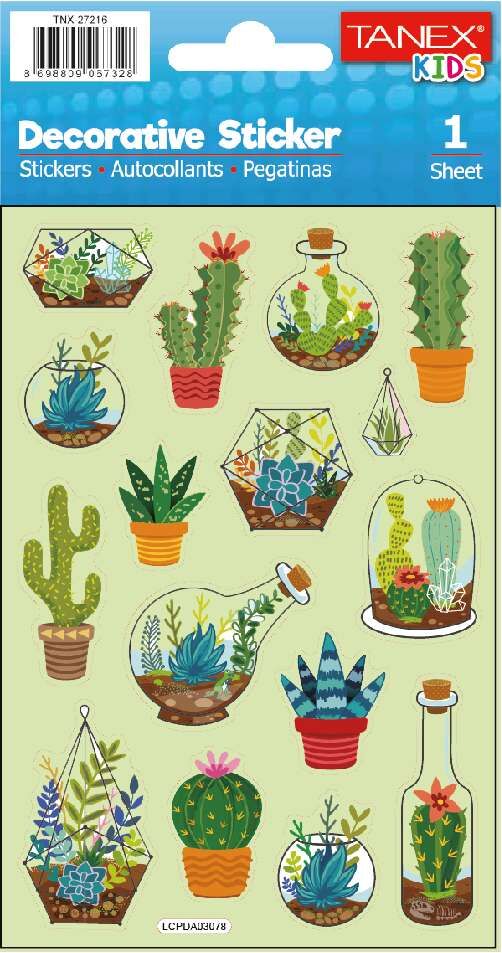 Tanex Tnx-27216 Puffy Kaktüs Serisi
