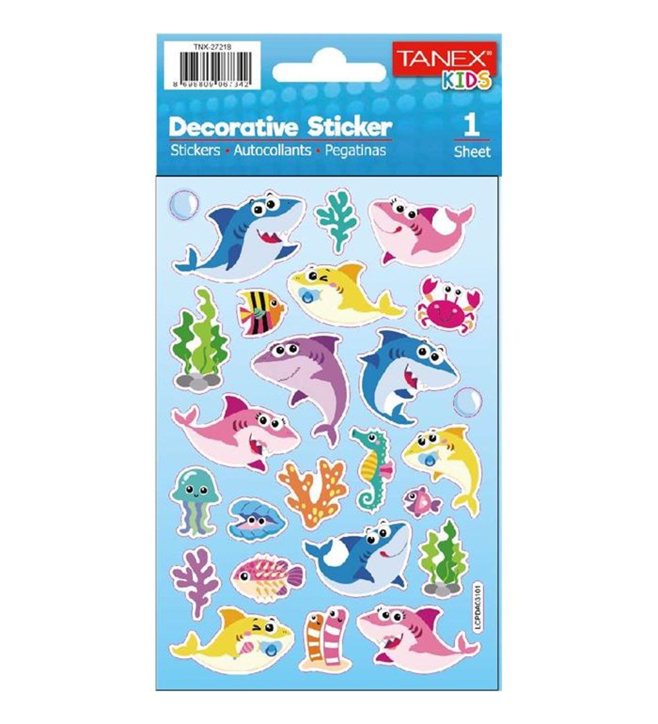 Tanex Tnx-27218 Puffy Sevimli Köpek Balıkları Serisi