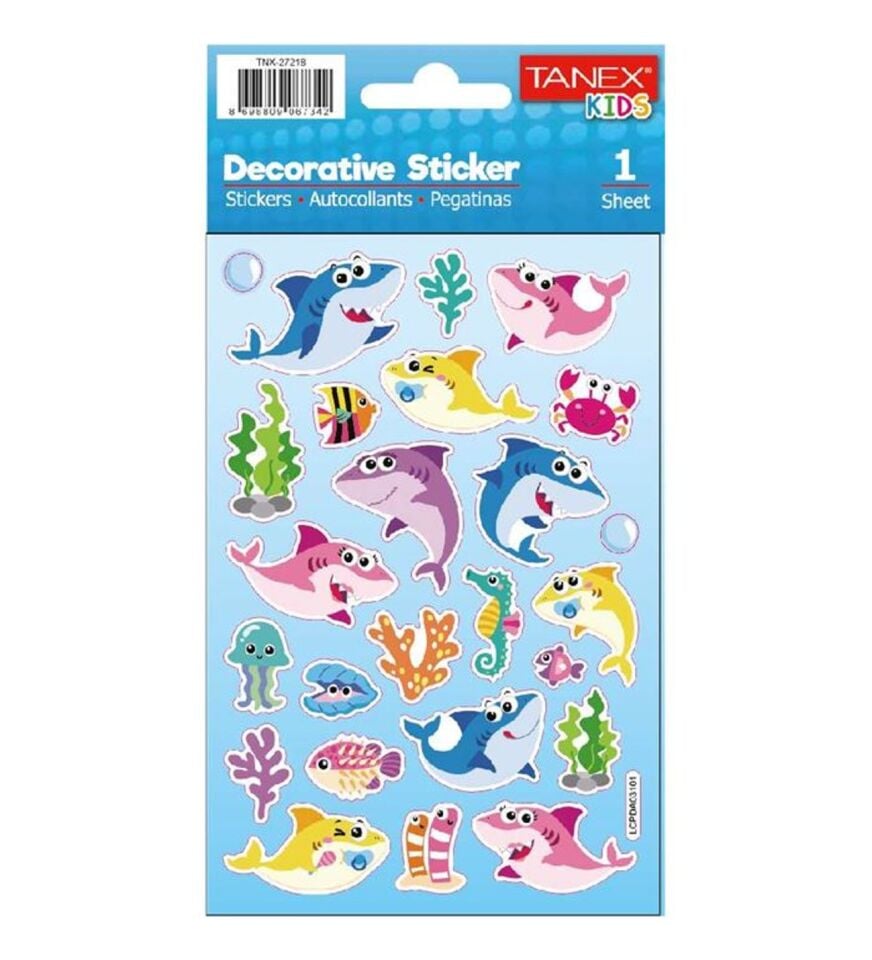 Tanex Tnx-27218 Puffy Sevimli Köpek Balıkları Serisi