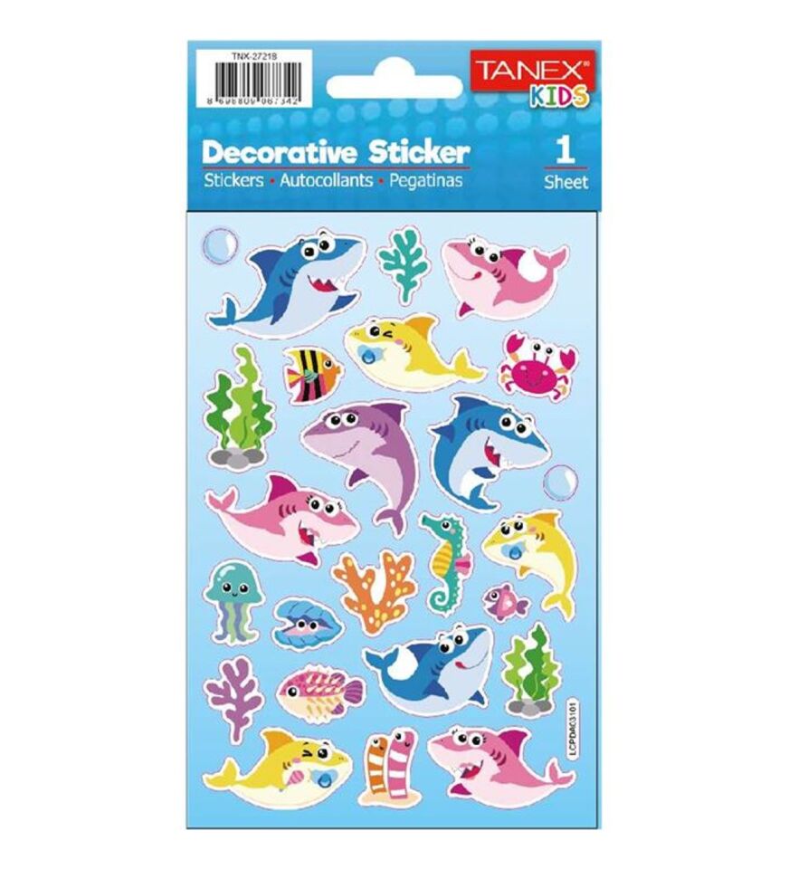 Tanex Tnx-27218 Puffy Sevimli Köpek Balıkları Serisi