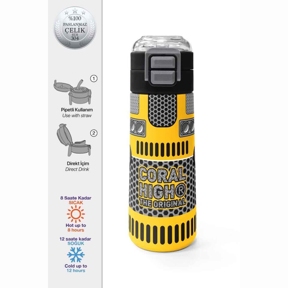 Yaygan Coral High Çelik Termos 500Ml 31862