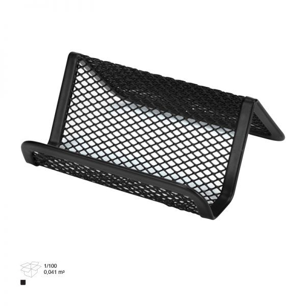 3A Metal Perfore Kartvizitlik Siyah