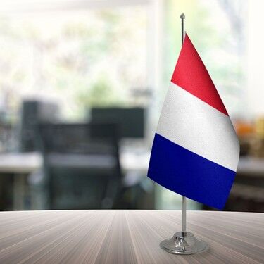 Buket 15x22,5 Cm Fransa Bayrağı