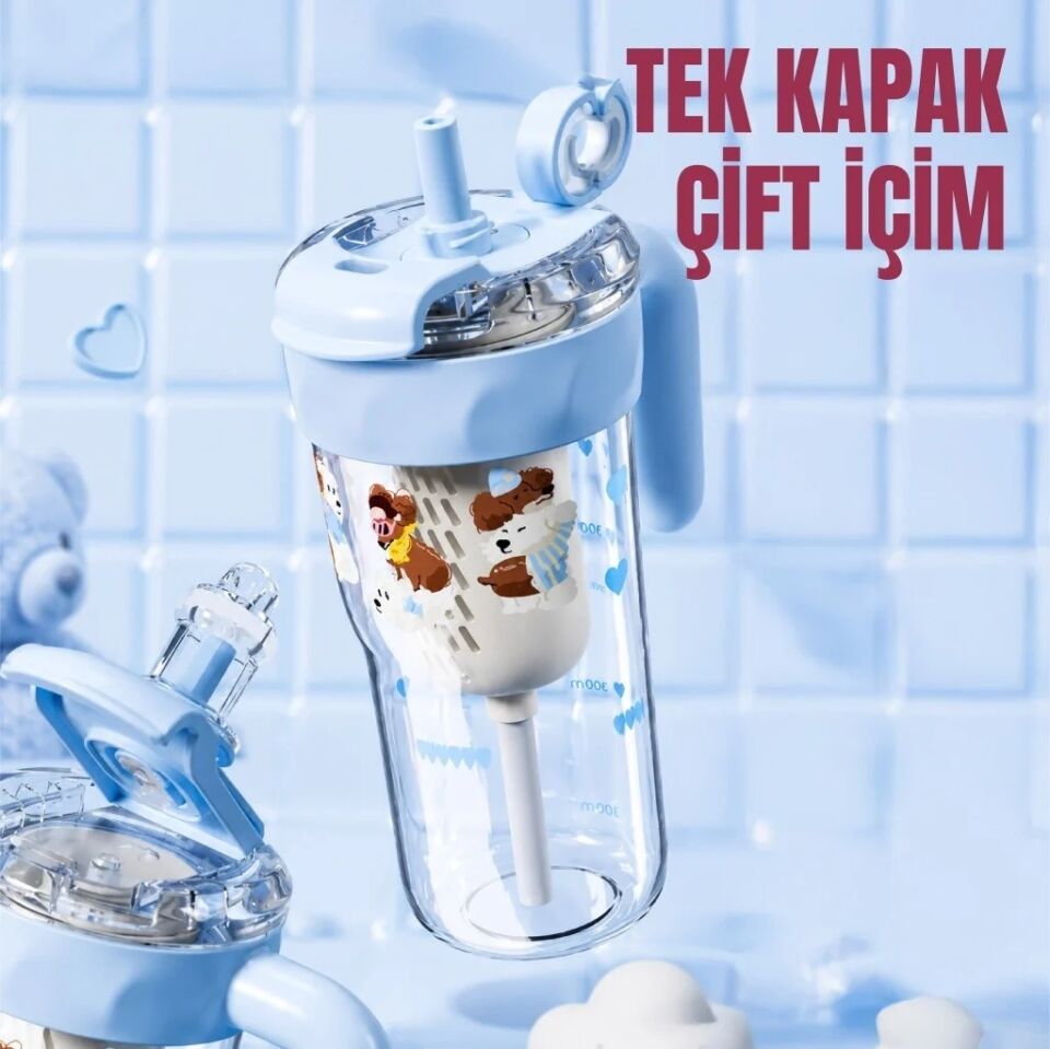 Diller 860 Ml Mavi Tritan Su Matara