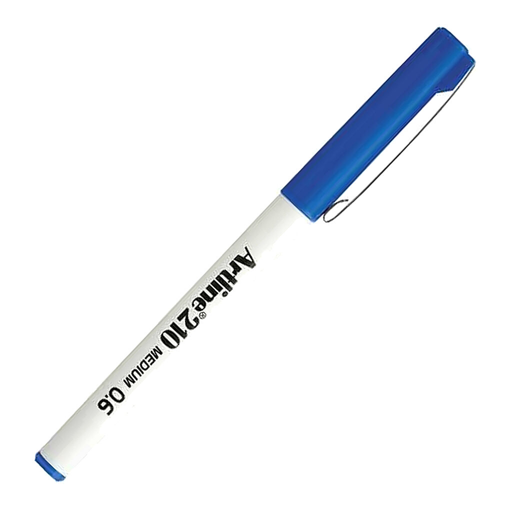 Artline 210N Keçe Uçlu Yazı Kalemi Uç 0,6 Mm Mavi