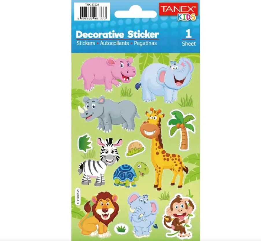 Tanex Tnx-27221 Puffy Mutlu Orman Hayvanları Serisi