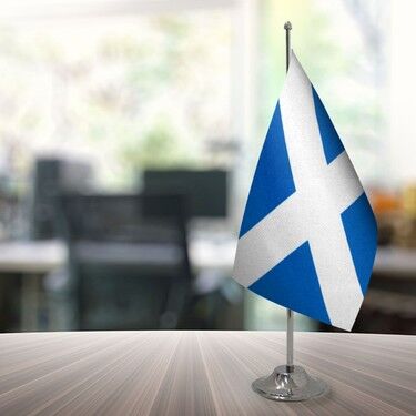 Buket 15x22,5 Cm İskoçya Bayrağı