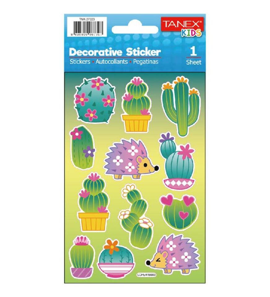 Tanex Tnx-27223 Puffy Kirpi Ve Kaktüs Serisi