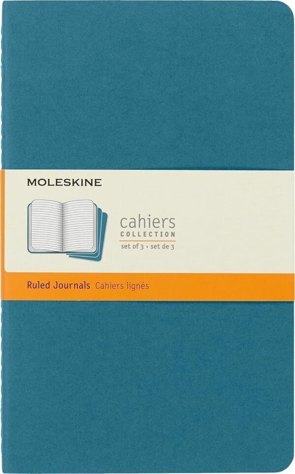 Moleskine Cahıer Jnls Lg Rul Brısk Blue