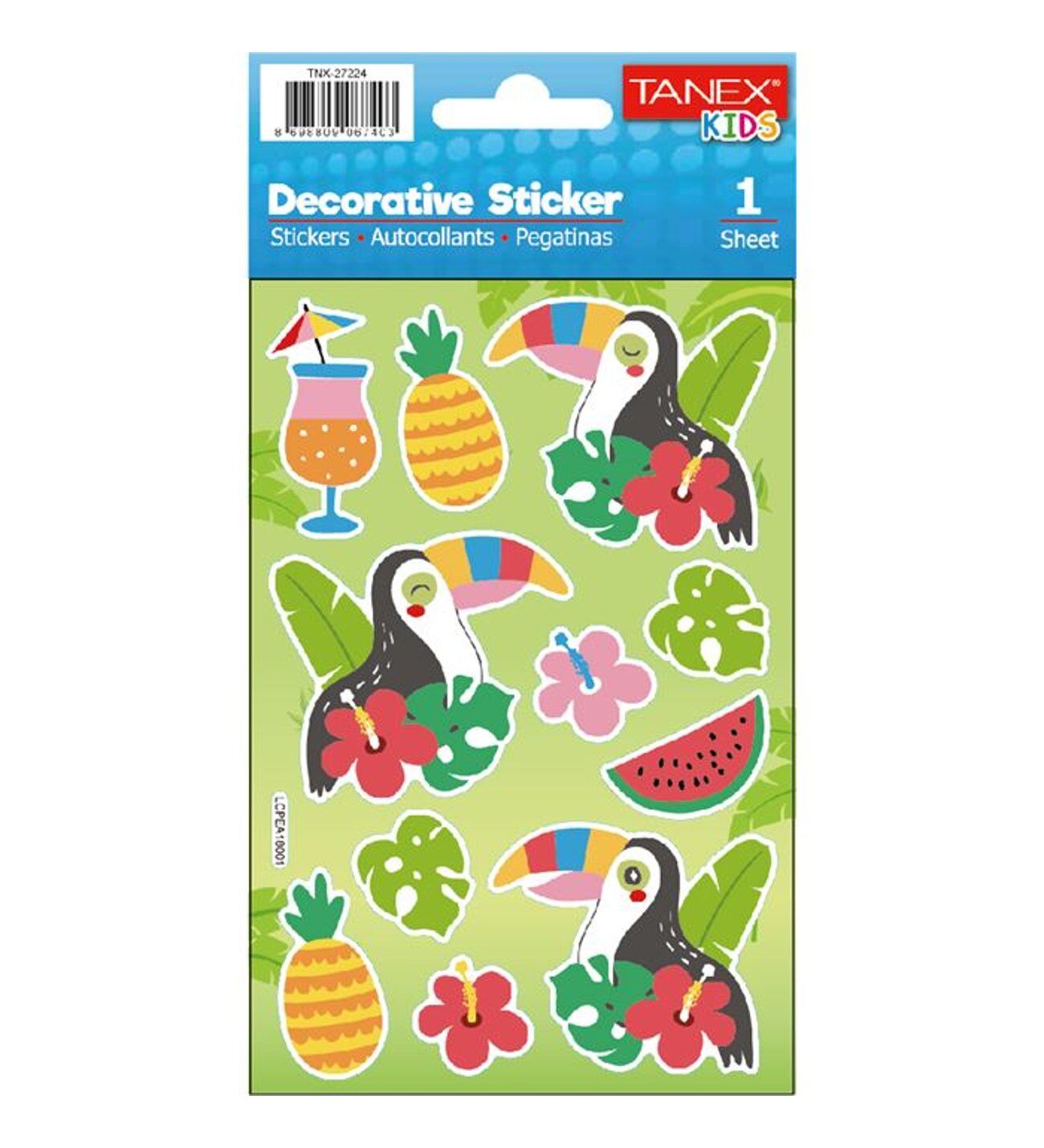 Tanex Tnx-27224 Puffy Tropik Kuş Serisi