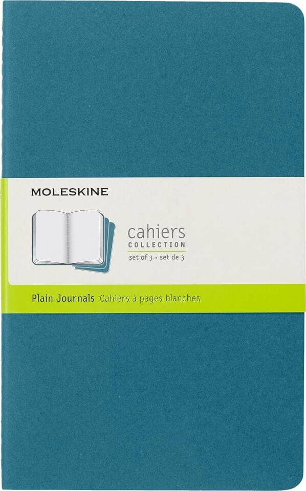Moleskine Cahıer Jnls Lg Pla Brısk Blue