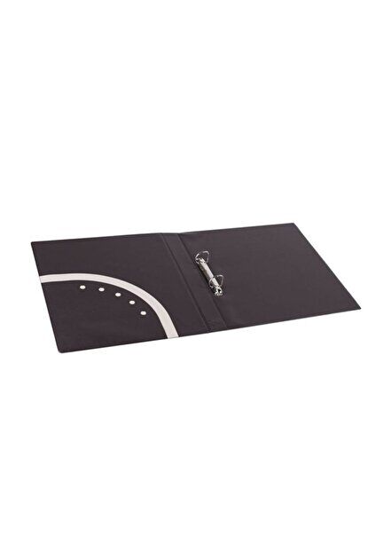 2K Evrak Sunum Klasörü A4 Pvc 3 Cm 2 Halkalı 200 Yaprak 2997 Siyah 27x32 Cm
