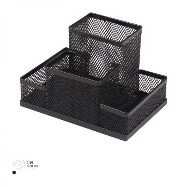 3A Metal Perfore Organizer Siyah