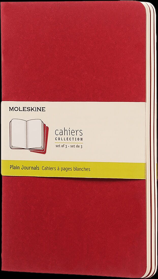 Moleskine Cahıer Jnls Lg Pla Cranb Red