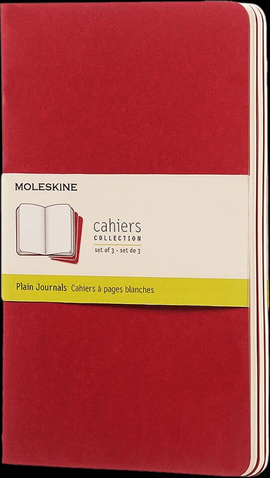 Moleskine Cahıer Jnls Lg Pla Cranb Red