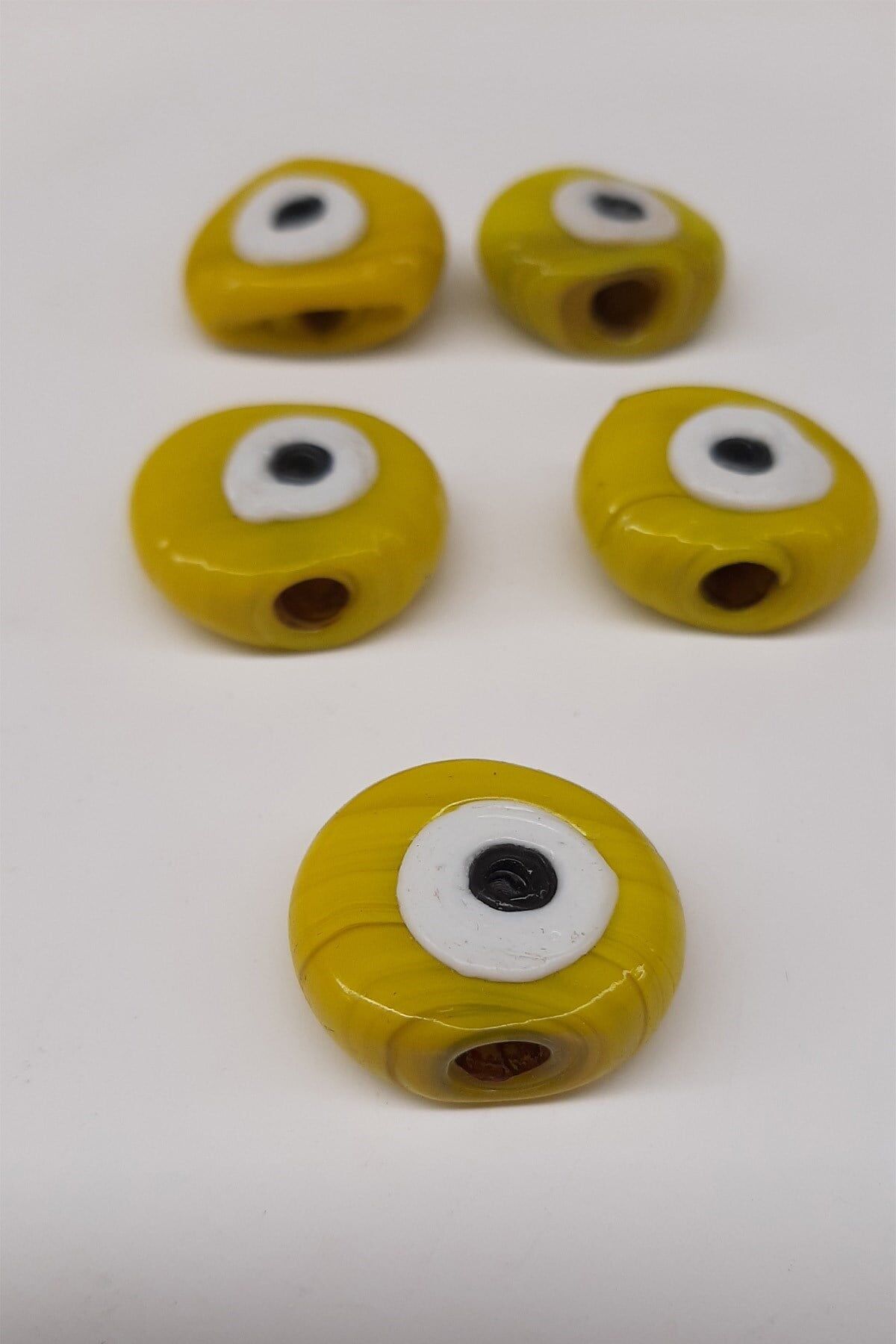 Elif Nazar Boncuğu Dana Gözü 5 Li Sarı