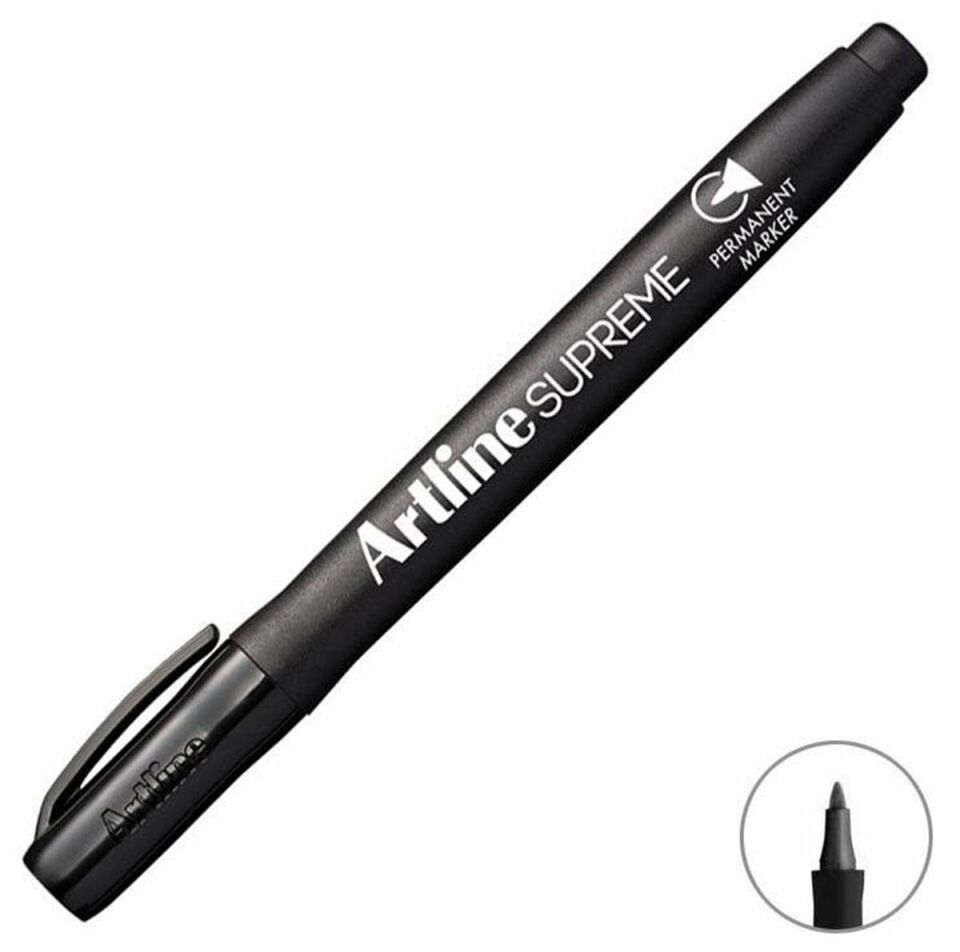 Artline Supreme Permanent Markör 1.0  Mm Siyah