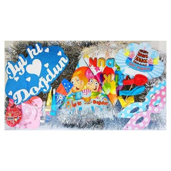 Astaş Takım Süs Doğum Günü No 6