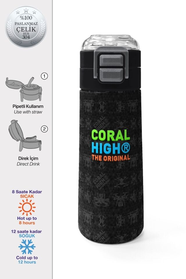 Yaygan Coral High Çelik Termos 500Ml 31891