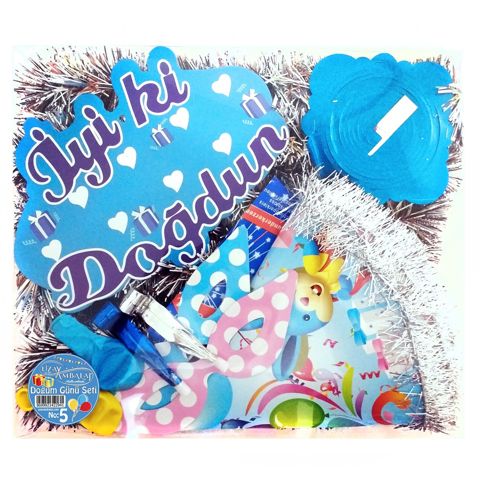 Astaş Takım Süs Doğum Günü No 5