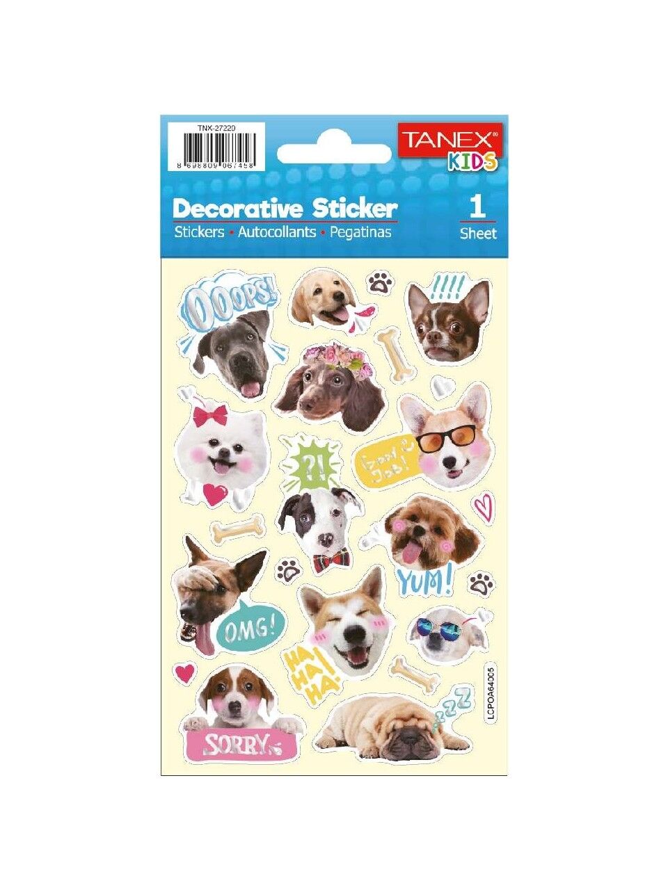 Tanex Tnx-27229 Puffy İnstagram Köpekleri Serisi