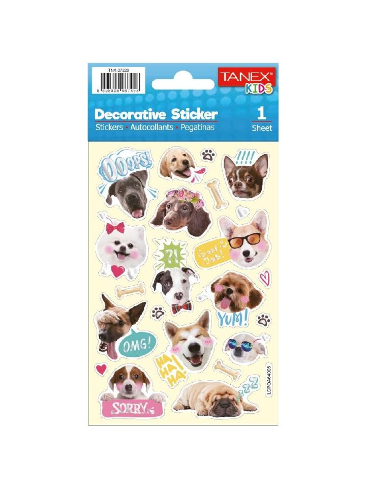 Tanex Tnx-27229 Puffy İnstagram Köpekleri Serisi