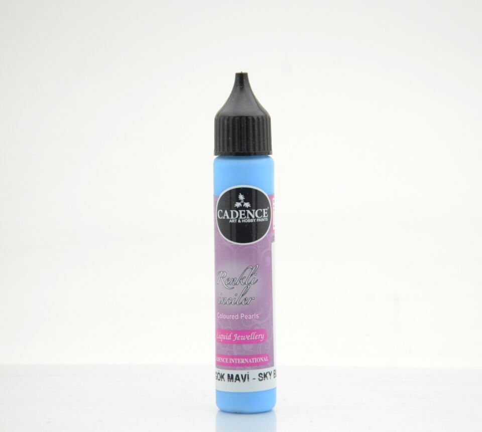 Cadence Renkli İnciler Opak 558 Gök Mavi 25 Ml