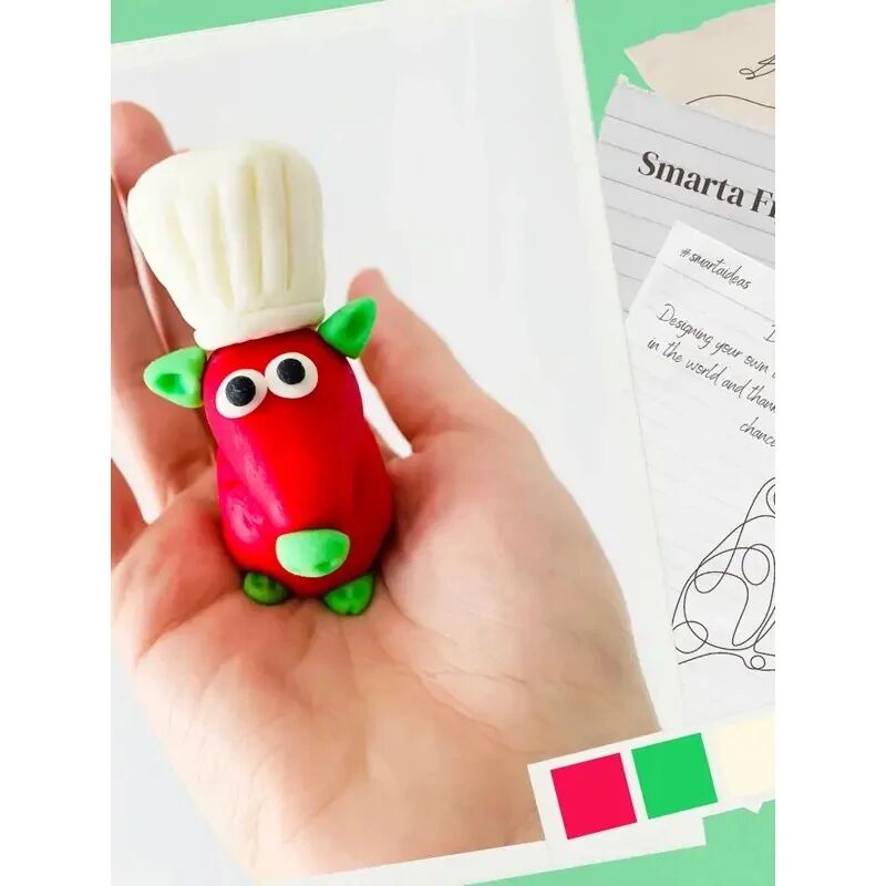 Nureart Smarta Havayla Kuruyan Modelleme Hamuru Fuşya Magenta 100 Gr