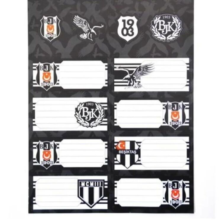 Beşiktaş Okul Etiketi Ders Programlı 3 Lü 463644