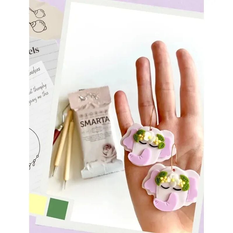 Nureart Smarta Havayla Kuruyan Modelleme Hamuru Mor 100 Gr