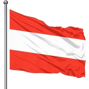 Buket 30x45 Cm Avusturya Bayrağı