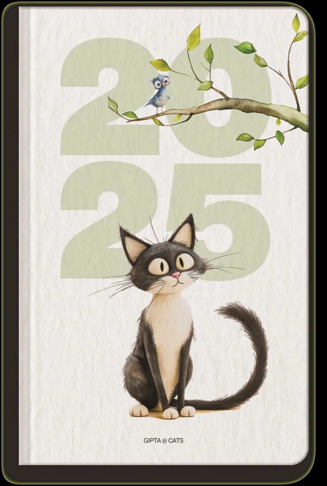 Gıpta 139-Gck Cats 13x21 Günlük Ajanda