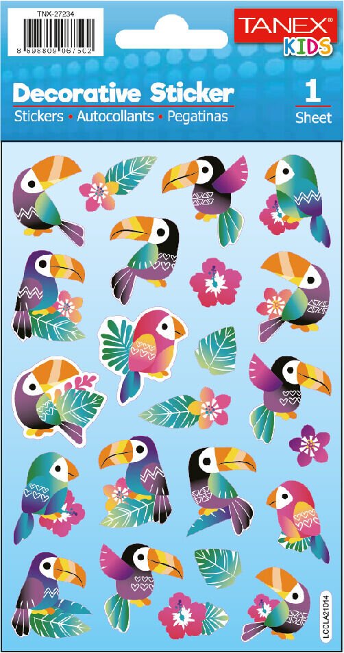 Tanex Tnx-27234 Puffy Toucan Kuş Serisi