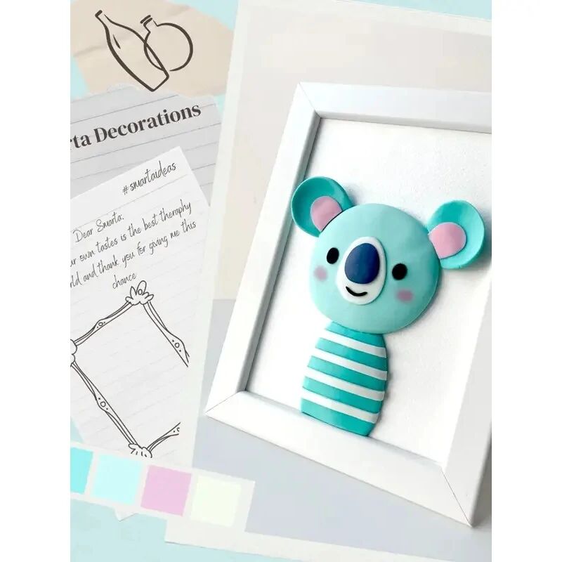 Nureart Smarta Havayla Kuruyan Modelleme Hamuru Mavi 100 Gr