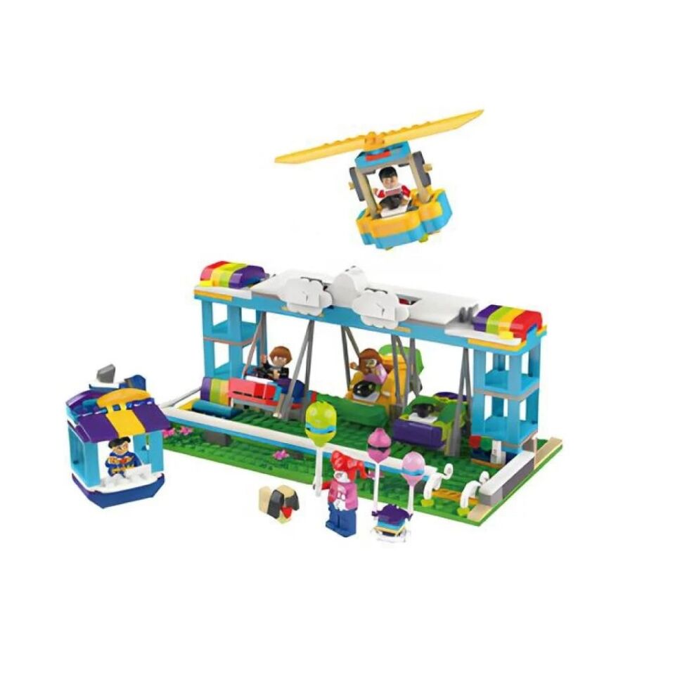 Vagonlife Jaki Lunapark Temalı 1107 PArça Block Oyuncak