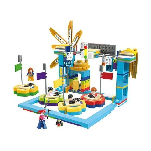 Vagonlife Jaki Lunapark Temalı 1107 PArça Block Oyuncak